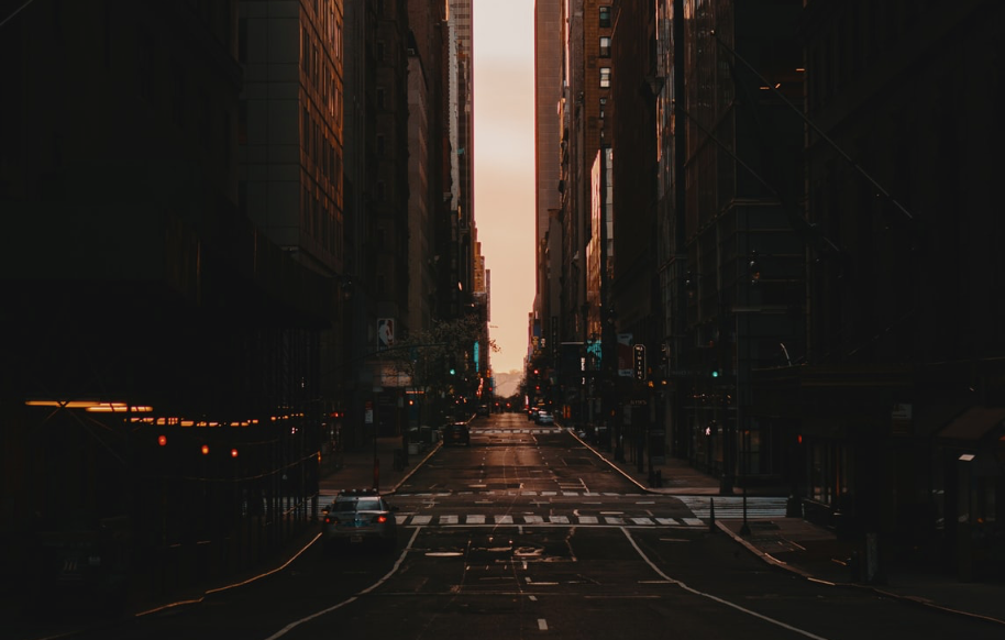 Пустые улицы Нью-Йорка-3